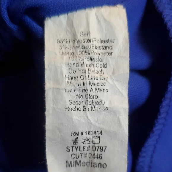 Elegant Blue Backless Dress - Picture 9 of 9